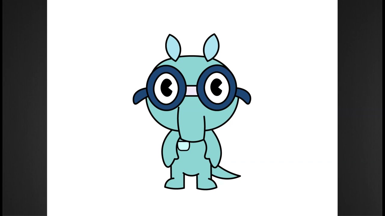 How to Draw Sniffles | HAPPY TREE FRIENDS #sniffles #happytreefriends #satisfying #howtodraw