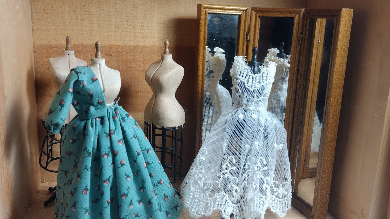 MINI DRESS FORMS w/DRESSES PART 1- Little Gretchen's Workshop