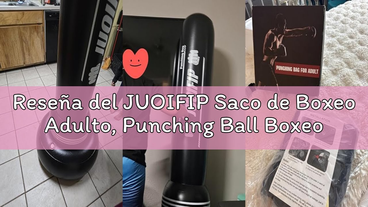 Reseña del JUOIFIP Saco de Boxeo Adulto, Punching Ball Boxeo para Hacer Ejercicio en Casa