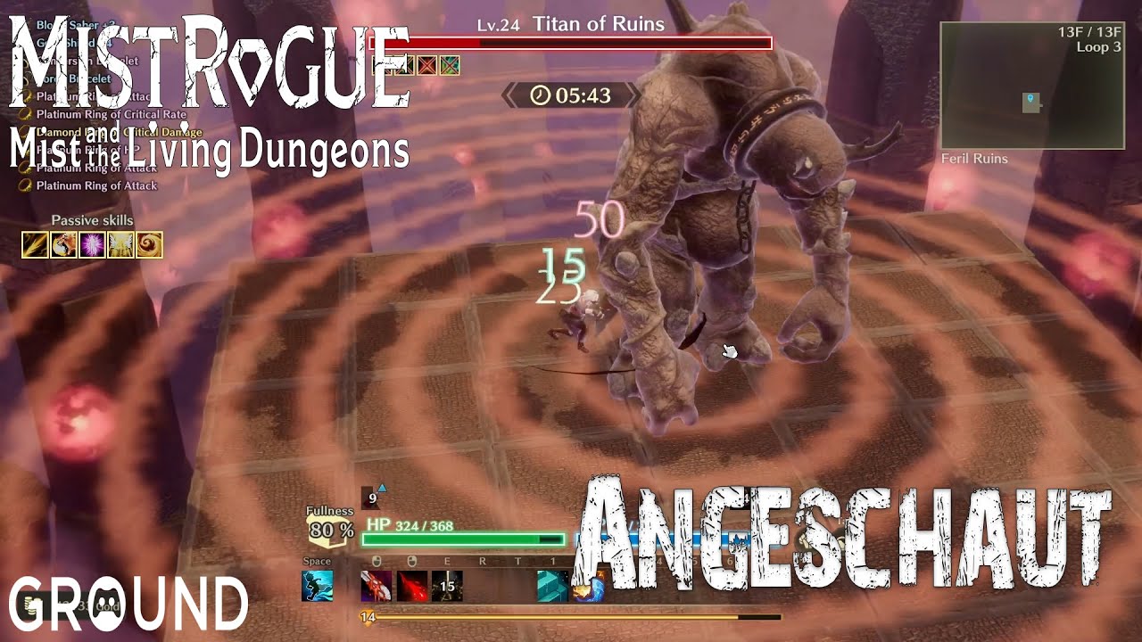 Angeschaut: Mistrogue [Roguelike Action Dungeon Crawler]