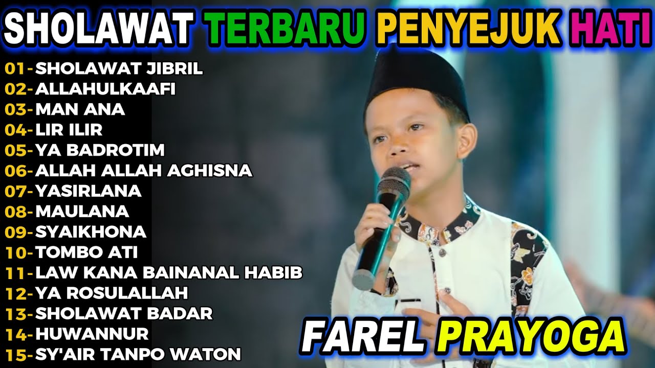 SHOLAWAT JIBRIL  Farel Prayoga Full Album Terbaru Viral Sholawat