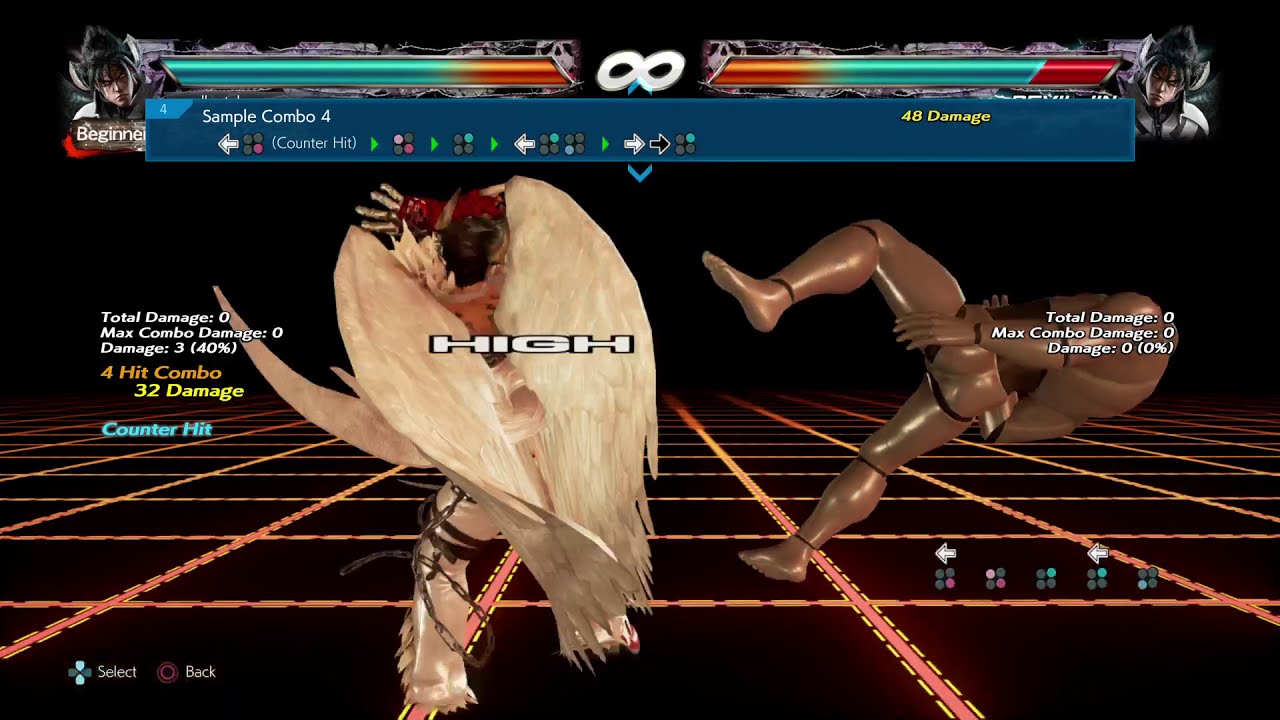 Tekken 7 Devil Jin Move List(Season 4)