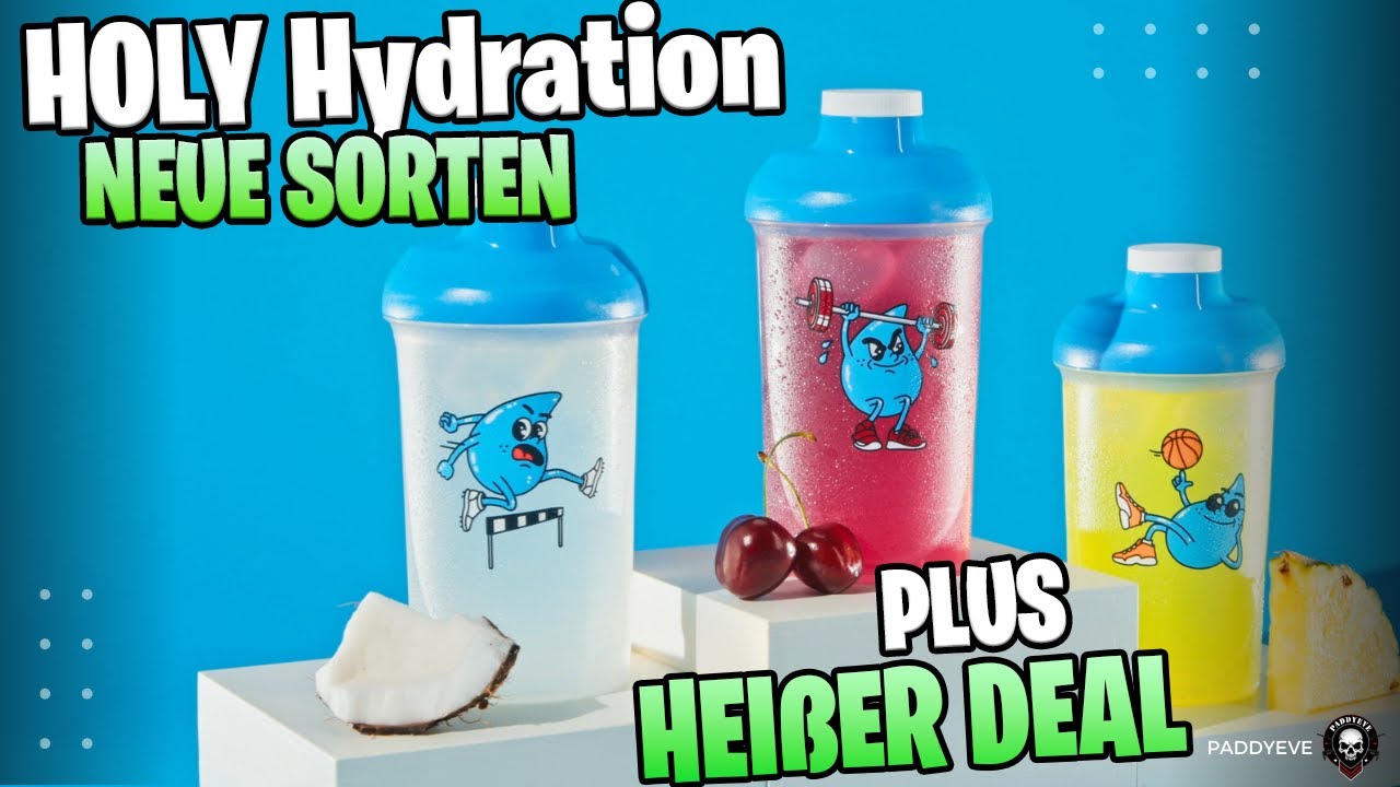 🥤🤾NEUE HOLY HYDRATION SORTEN | Holy Review Test | Holy Energy Rabattcode + Zubereittung