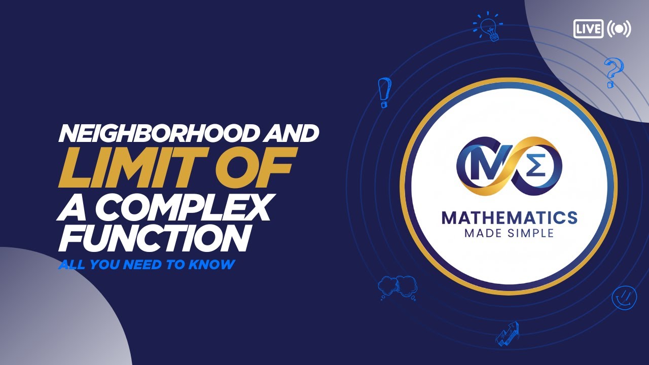 LESSON 8 - NEIGHBORHOOD AND LIMIT OF A COMPLEX FUNCTION