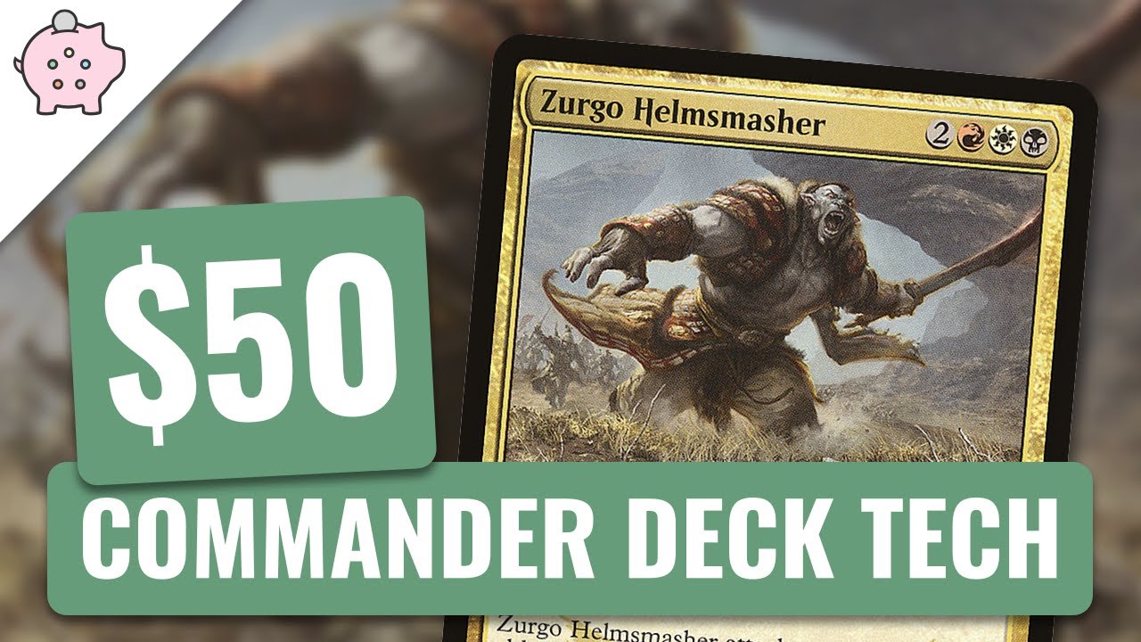 Zurgo Helmsmasher | EDH Budget Deck Tech $50 | Equipment | Voltron | Magic the Gathering | Commander
