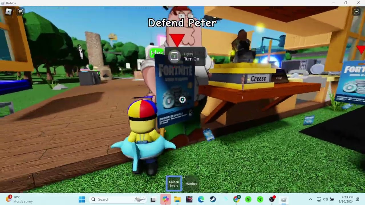 No more fortnite ending Raise a Peter (Hardmode)