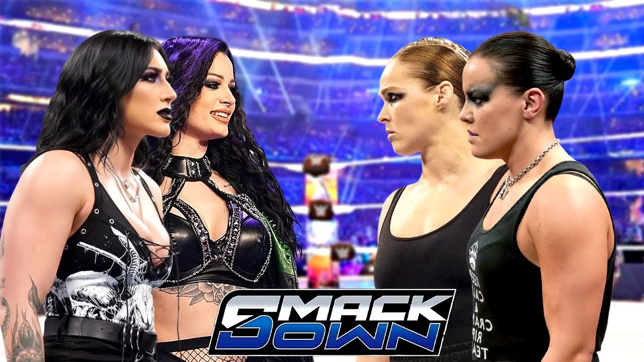 Полный матч: Риа Рипли и Пейдж против Ронды Роузи и Шейны Баслер | WWE SMACKDOWN 21.12.2025