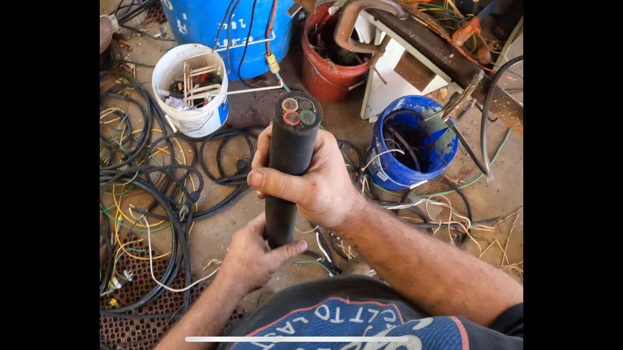 Pro Tip For Scrapping, Stripping SO Cable