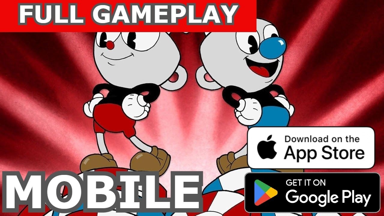CUPHEAD Mobile - Full Gameplay (No Damage/One Hit)