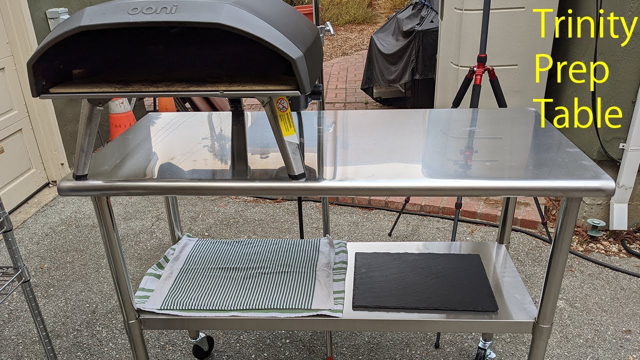 Trinity EcoStorage NSF Certified Stainless Steel Prep Table