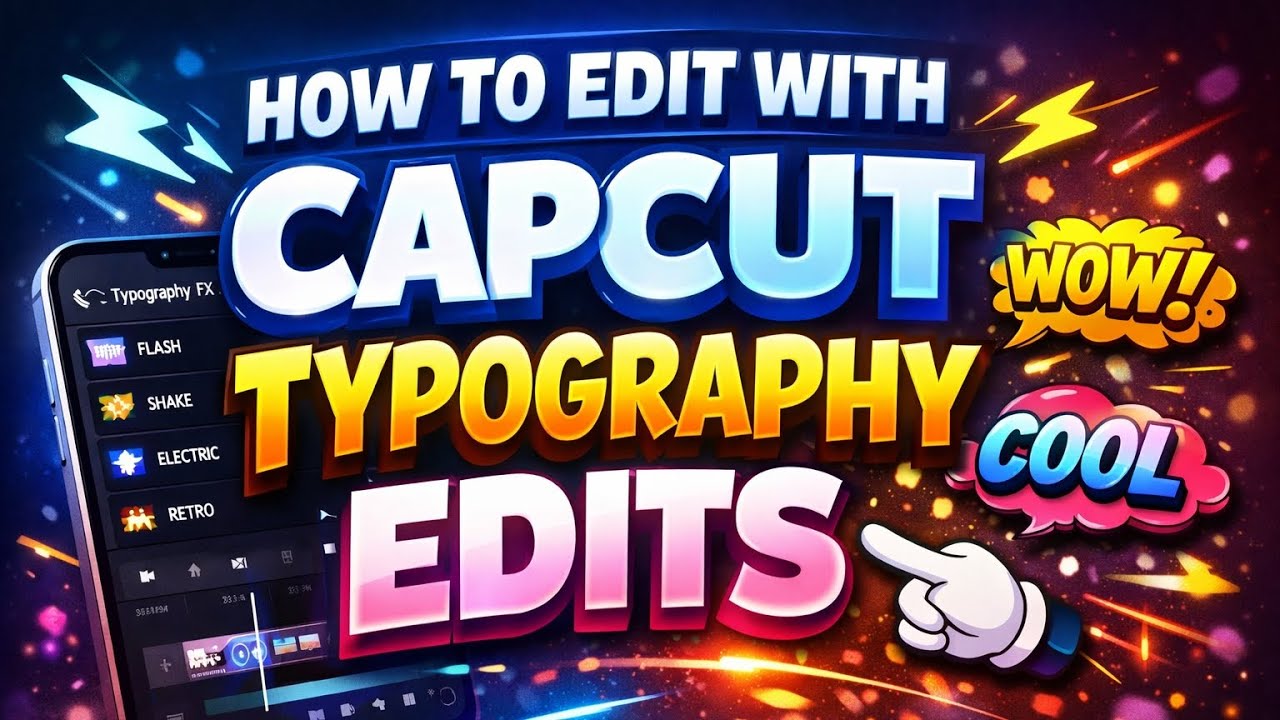 How to Edit Typography in CapCut | Step-by-Step Tutorial⁉️