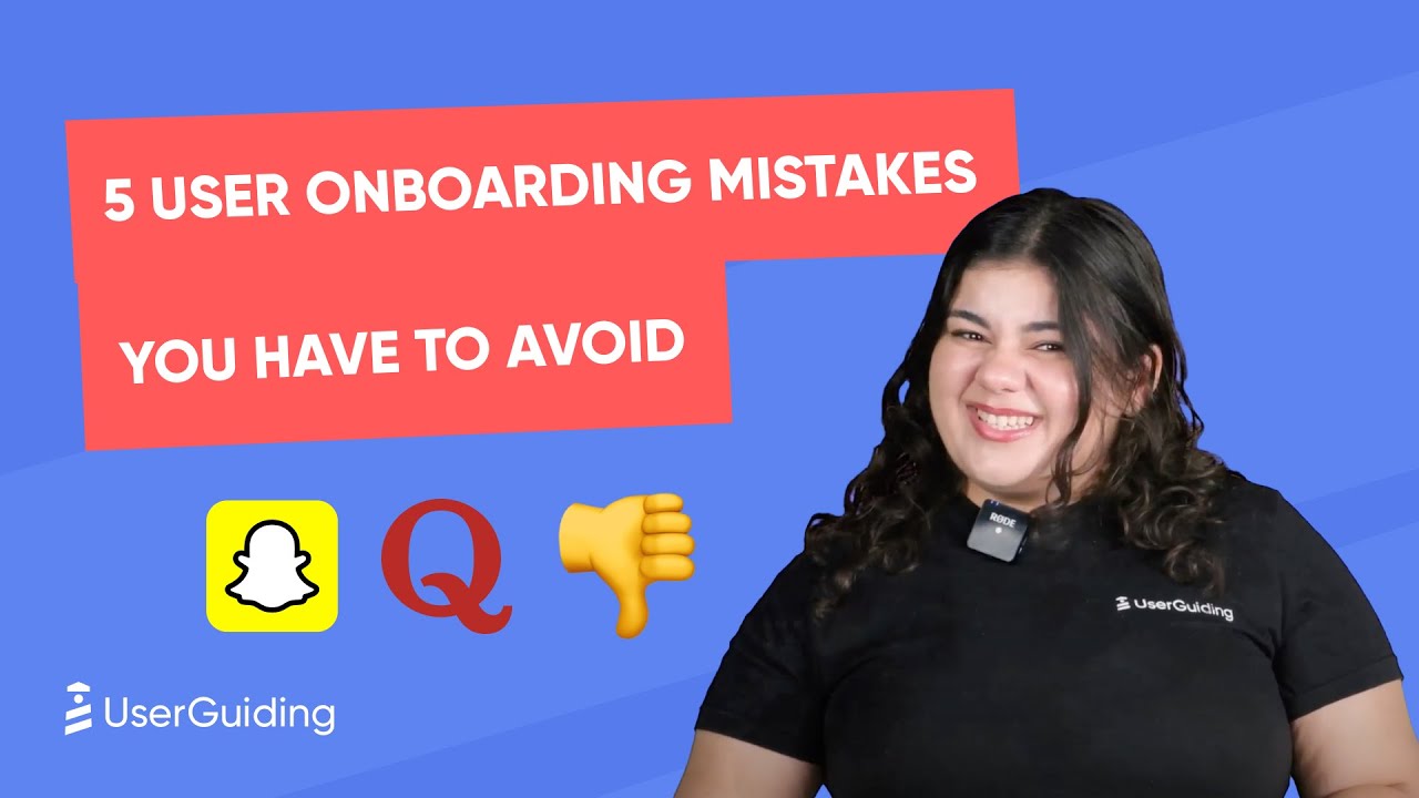DON'T make these onboarding mistakes - 5 bad practices undermining your user onboarding #UX