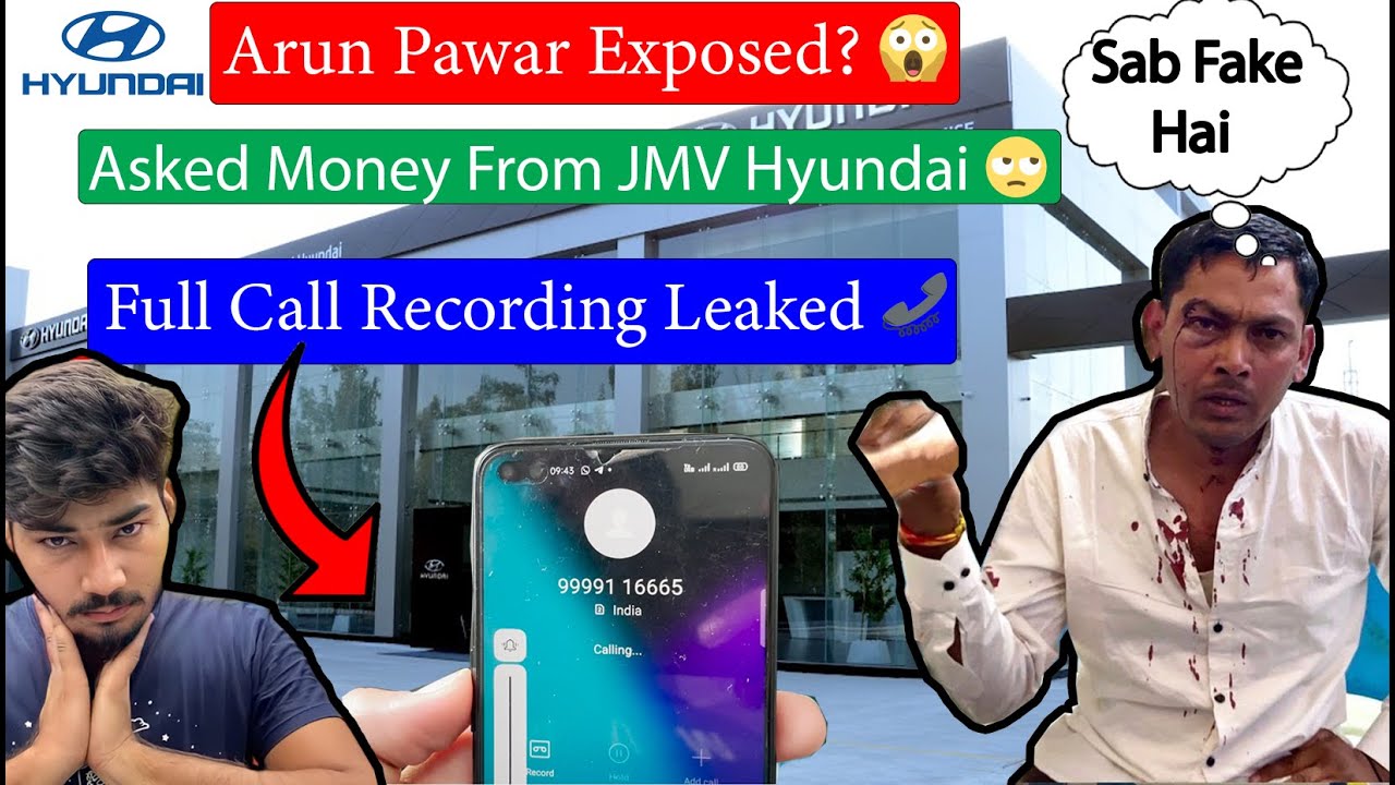 Arun Panwar is 100% Lying ?( I Have some Proofs) @hyundaiindia  | Full Call Recording 📞