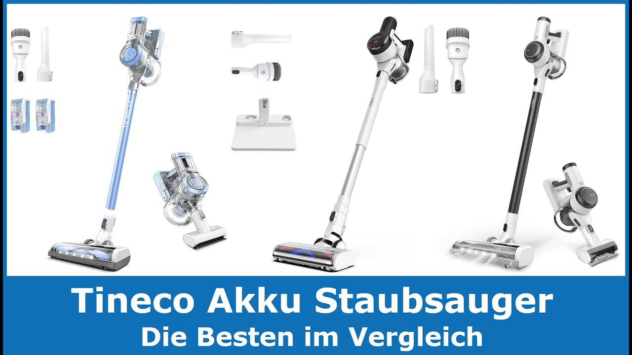 Die besten Tineco Akku-Staubsauger & Handsauger (TOP 5)  🥇 Testsieger Vergleich