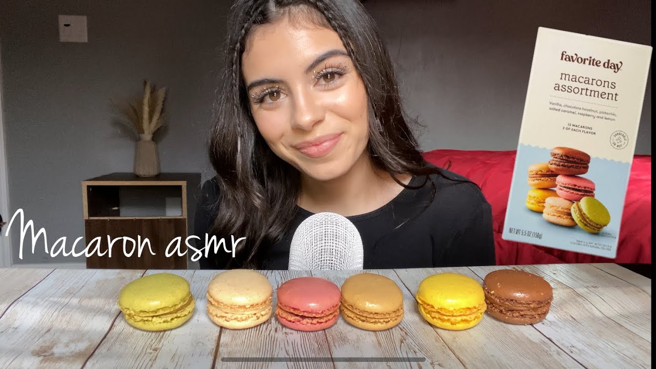 Asmr Macarons ( EATING SOUNDS) |tinglyasmr