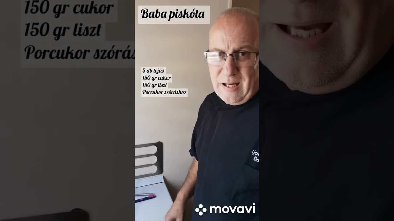 Babapiskóta elkészítése.