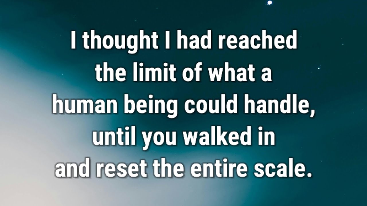 💌 I thought I had reached the limit of what a human being...