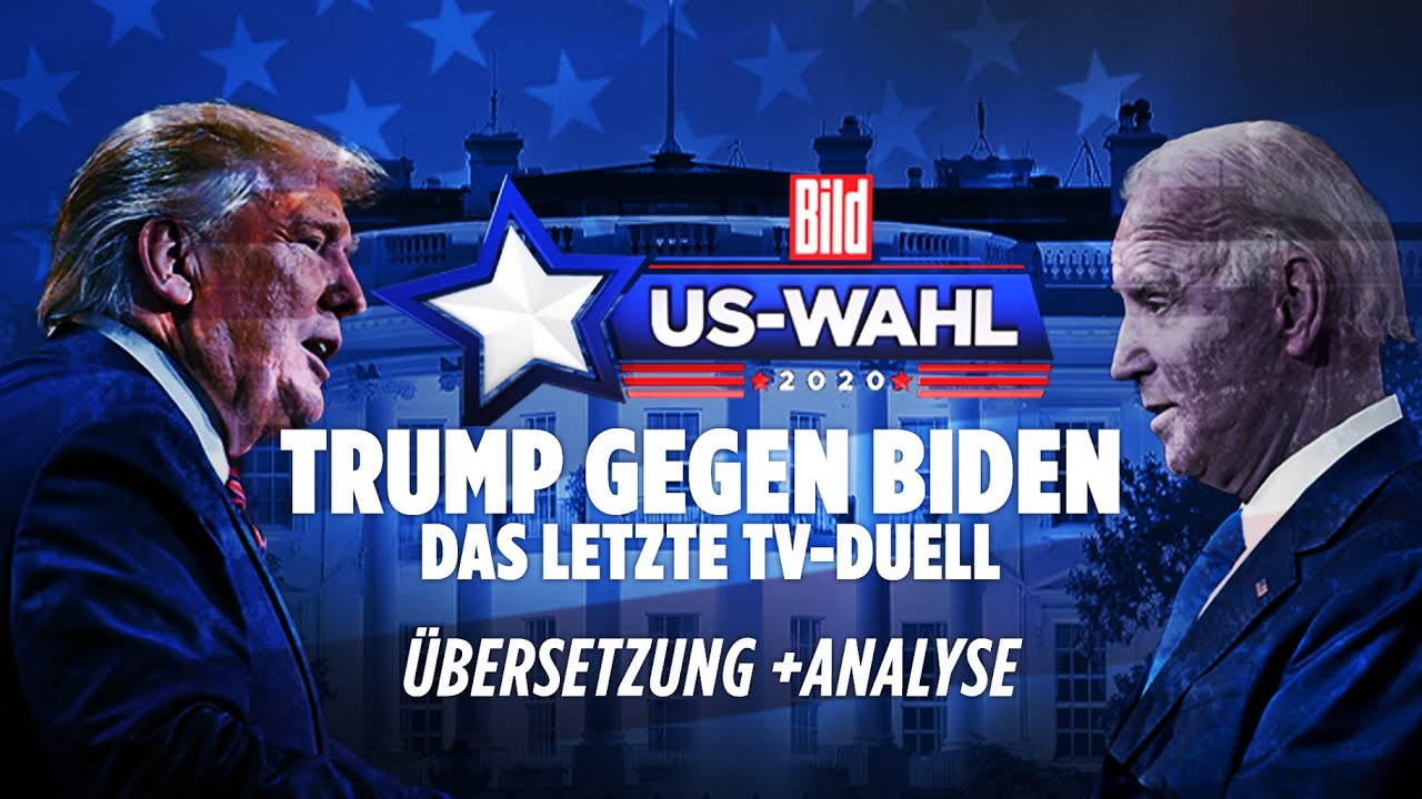 🔴🇺🇸 Trump gegen Biden REPLAY: Das TV-Duell mit deutscher Übersetzung | BILD LIVE Spezial