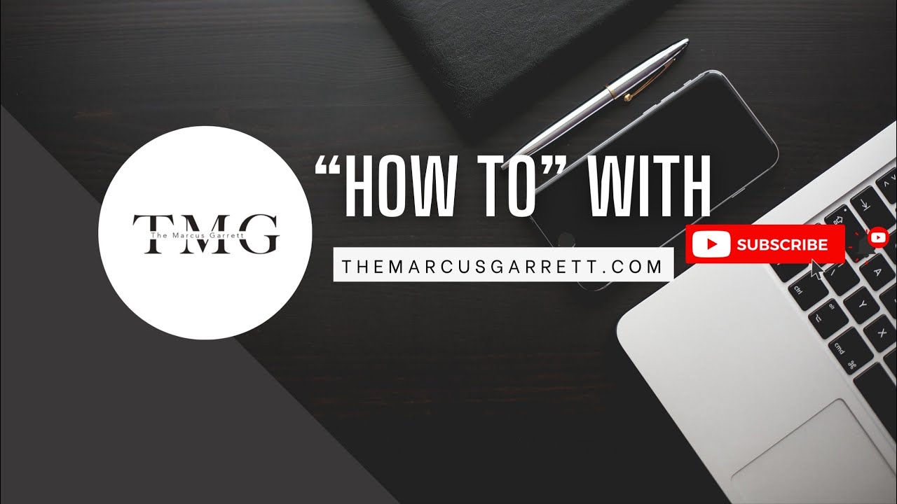How To YouTube With The Marcus Garrett