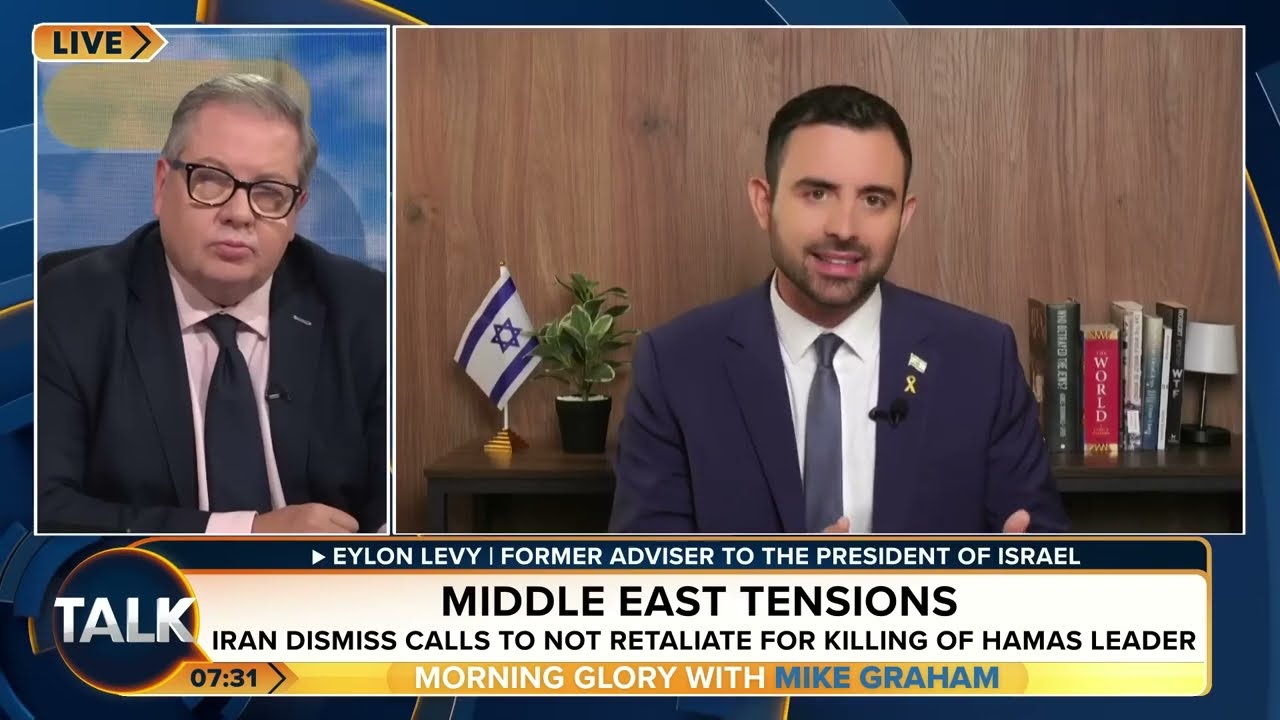 Eylon Levy on TalkTV (14 Aug. 2024)