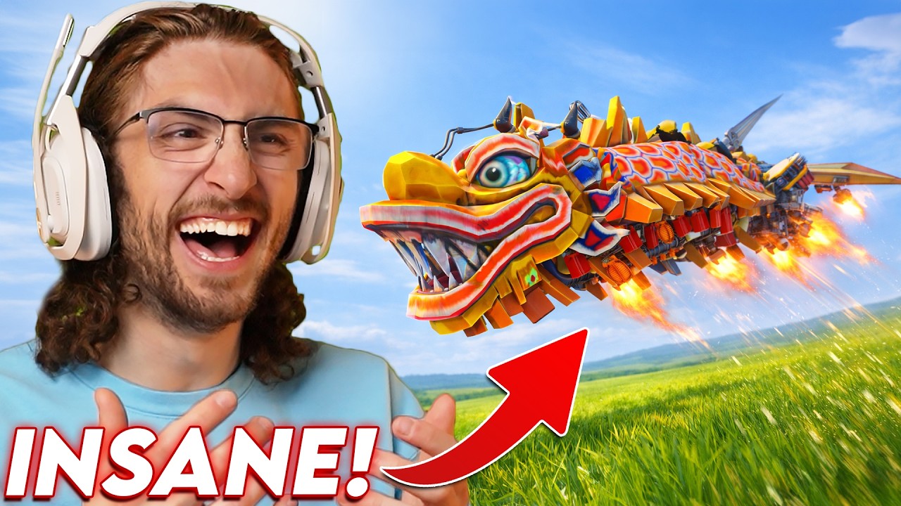 I Built a FLYING DRAGON MECH in Animal Company