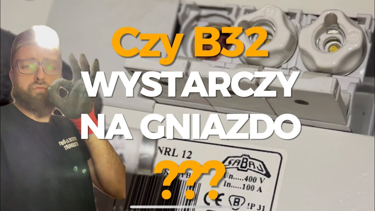 Czy B32 wystarczy na obw&oacute;d gniazd❓Przepraszam - musiałem&hellip;.