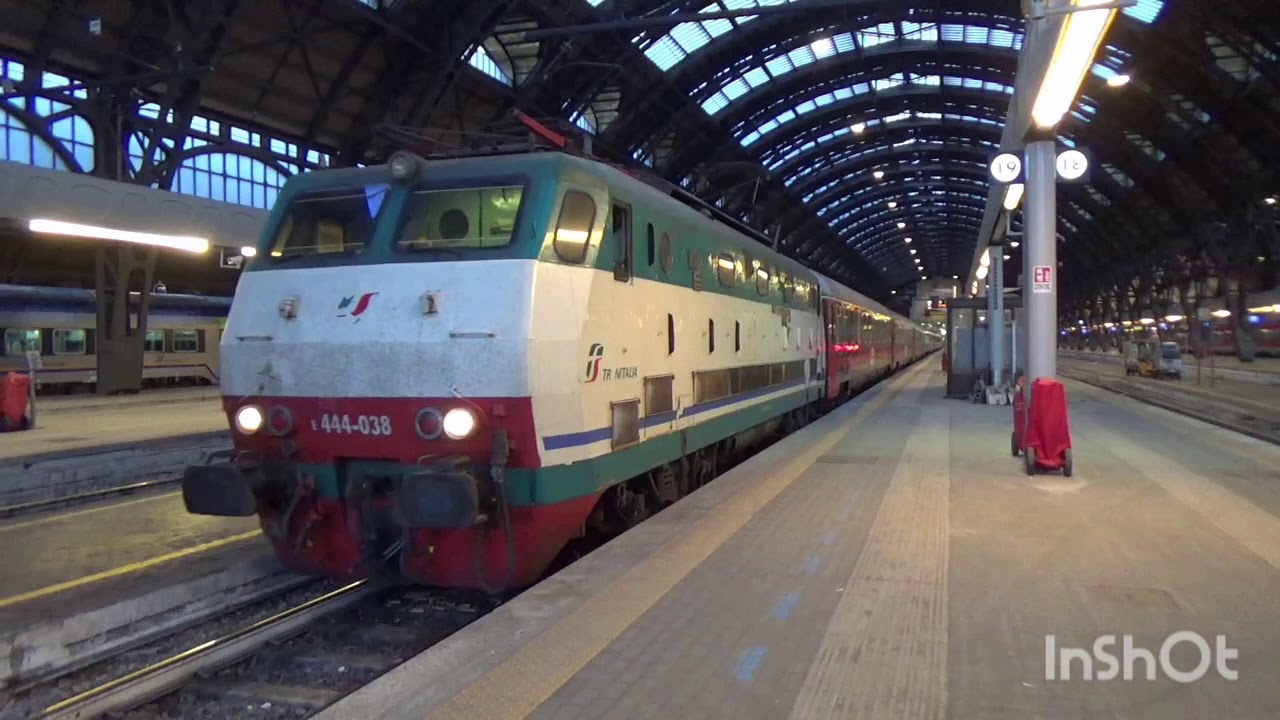 Annuncio Treno Intercity Notte 765, da Milano Centrale a Lecce