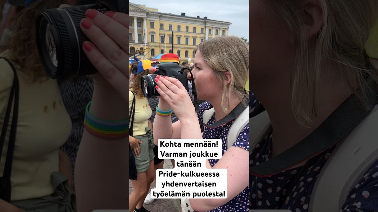 Yhdenvertaisen ty&ouml;el&auml;m&auml;n puolesta! Helsinki Pride -kulkue l&auml;htee pian ja varmalaiset ovat valmiina!