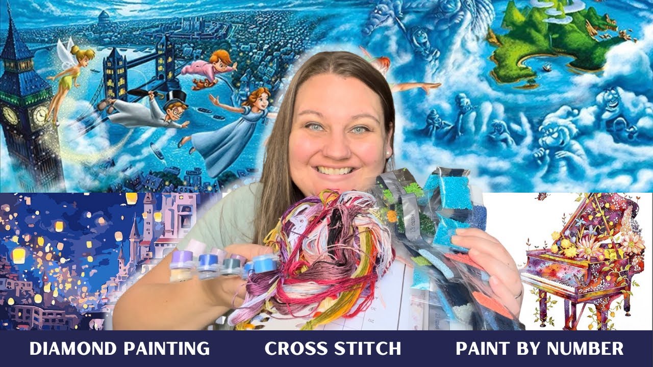 CRAFT HAUL REVIEW FEATURING PAINTSOMEWAY 💎 Diamond Painting 🪡 Cross Stitch 🎨Paint By Number