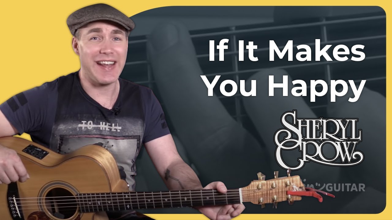 If It Makes You Happy by Sheryl Crow | Easy Guitar Lesson