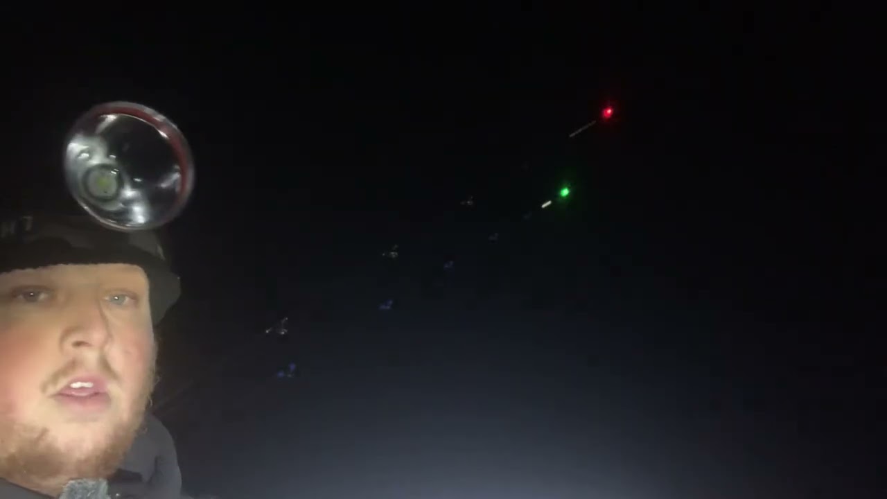 Local late nights fishing testing the new slimmer holders out for cast north tip lights 