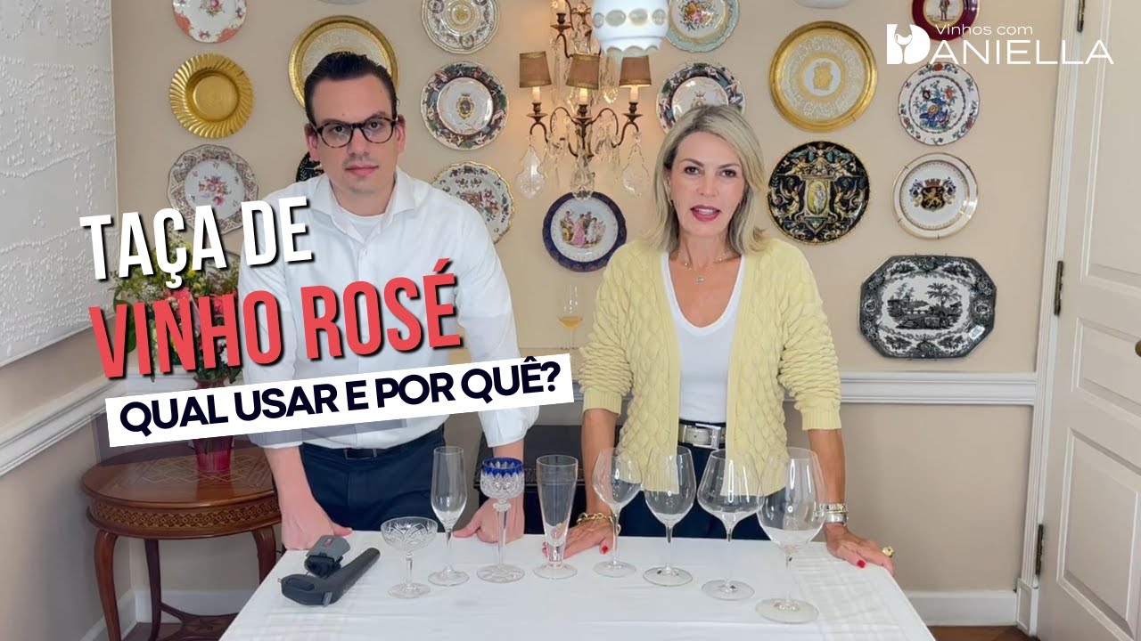 Qual a taça do vinho Rosé?