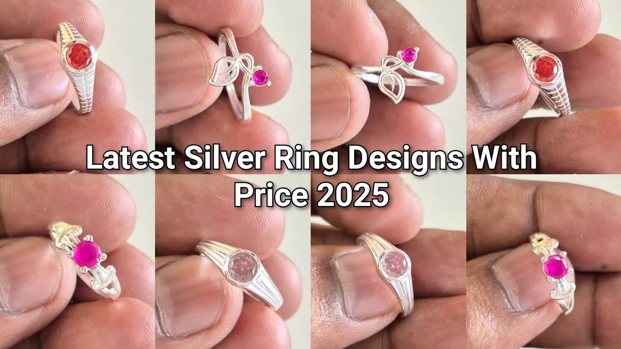 Stylish 925 Silver Ring Designs 💍💍// Trending Silver Rings Collection