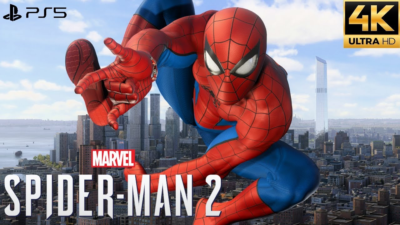 Marvel's Spider-Man 2 PS5 - Classic Suit Free Roam Gameplay (4K 60FPS)