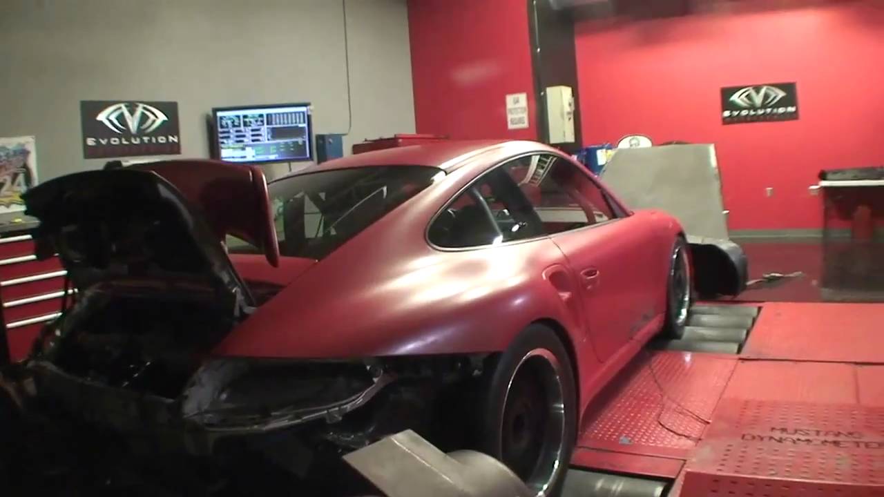 EVOMS Preps MAYHEM, the EVT1500 Porsche 997.1TT for Texas Mile at Evolution MotorSports March 2011