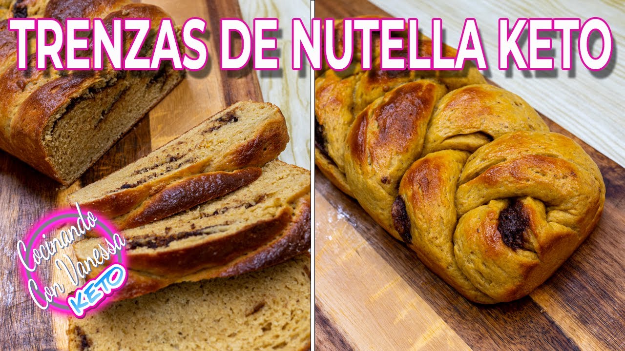 TRENZAS DE NUTELLA KETO PARA BAJAR DE PESO