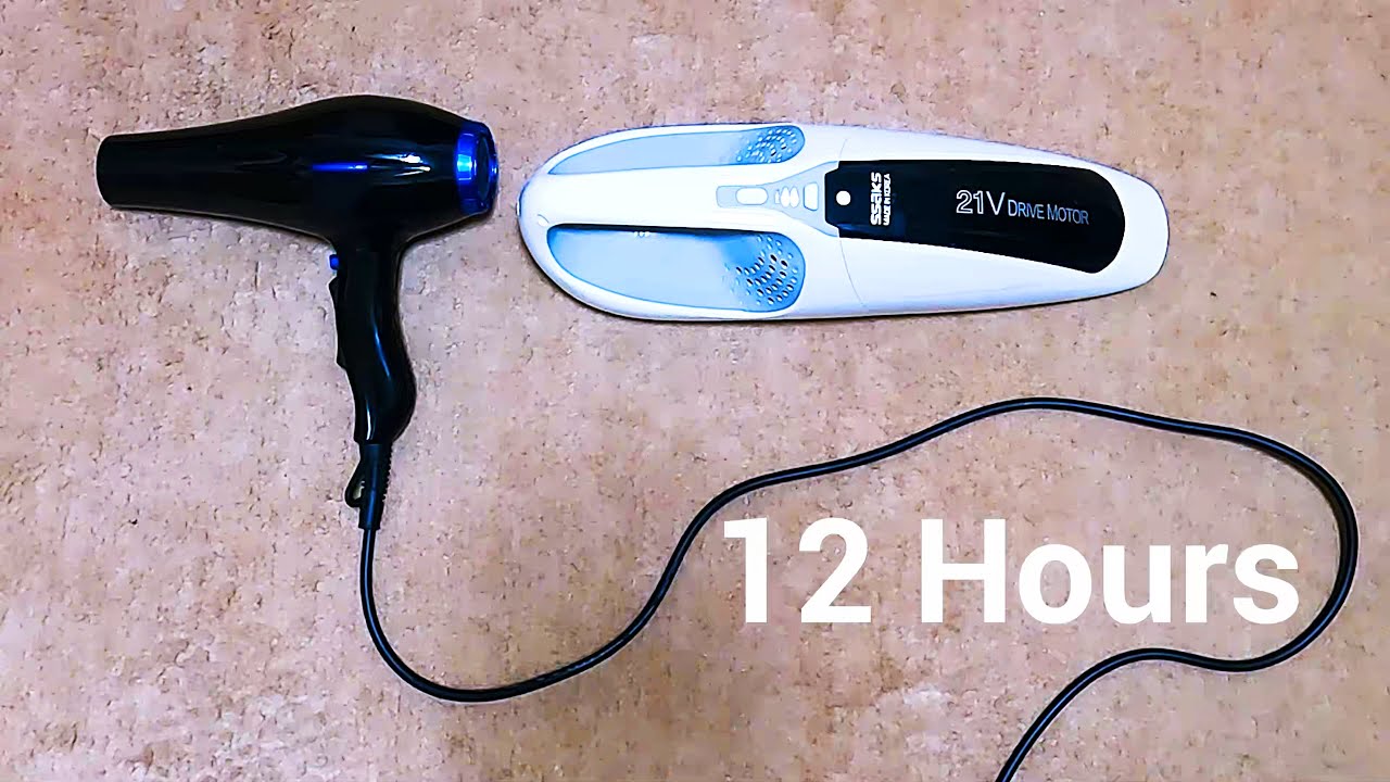 🌪️ Power Surge | 12-Hour Max-Speed Handheld Vacuum & Hair Dryer Symphony 💨