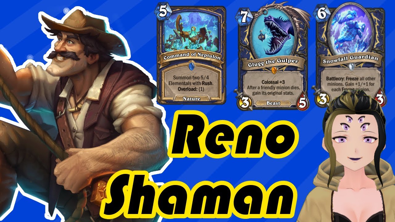 Reno is just what SHAMAN NEEDED! | Reno Freeze Shaman | Hearthstone Throne of The Tides