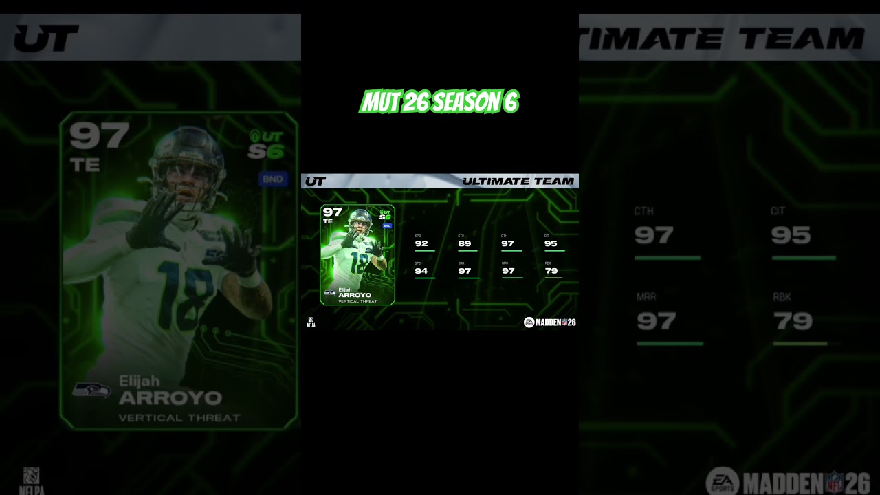 Новый контент 6-го сезона MUT 26! #mut26 #madden
