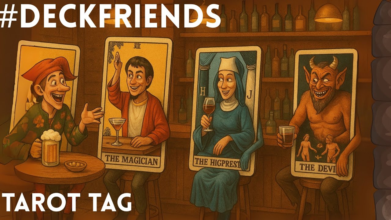 💫 My Tarot Decks as FRIENDS?! 👯‍♀️ Childhood BFFs, Jokesters & Gossip Queens | #DECKFRIENDS VR 🎴✨