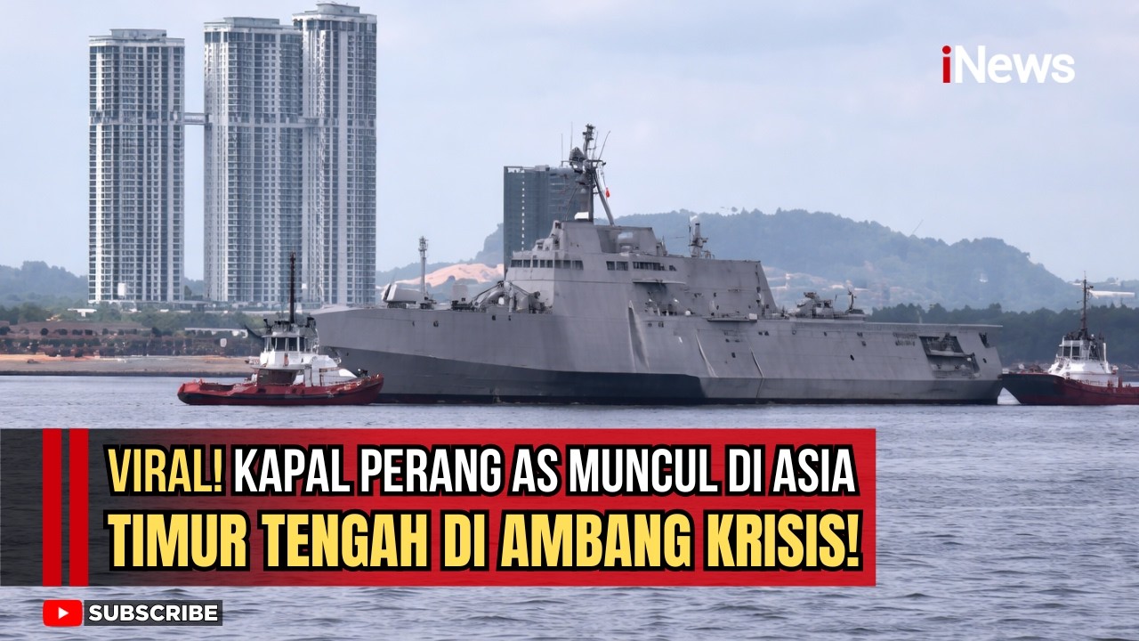 KAPAL PERANG AS TERDETEKSI DI SINGAPURA! Ribuan Prajurit Dikirim ke Timur Tengah | iNews Terkini
