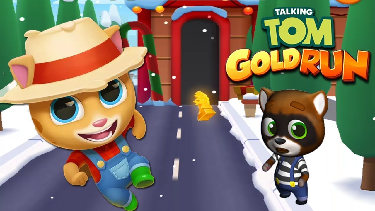 Talking Tom Gold Run Android Gameplay - Farmer Ginger 2018