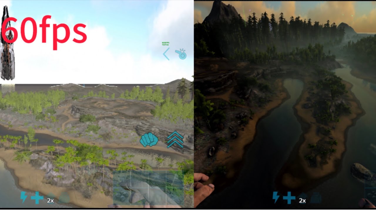 Ark mobile survival edition [ini] 60FPS 120FPS no lag.