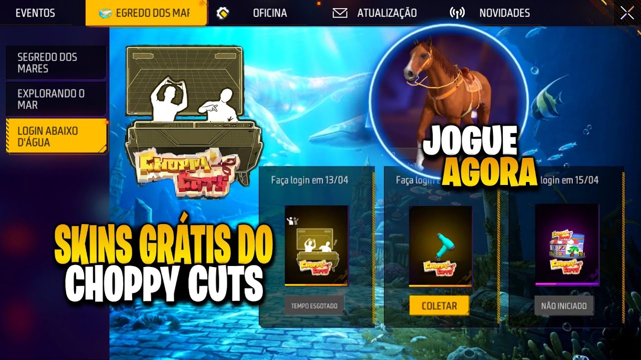 URGENT! GET EMOTE THROUGH MISSIONS, FREE SKINS AND HORSE NOW IN FREE FIRE