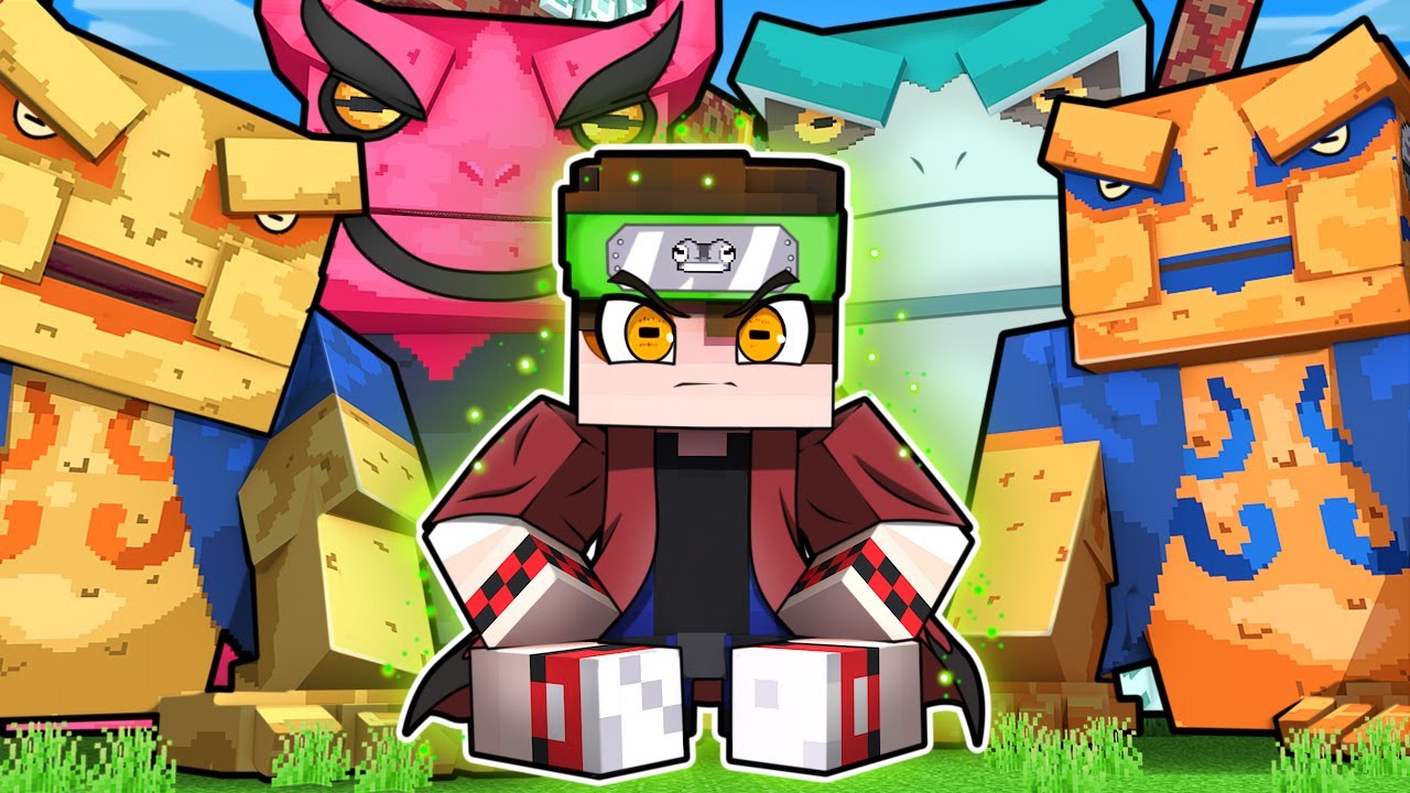 O MESTRES dos SAPOS no NARUTO Minecraft