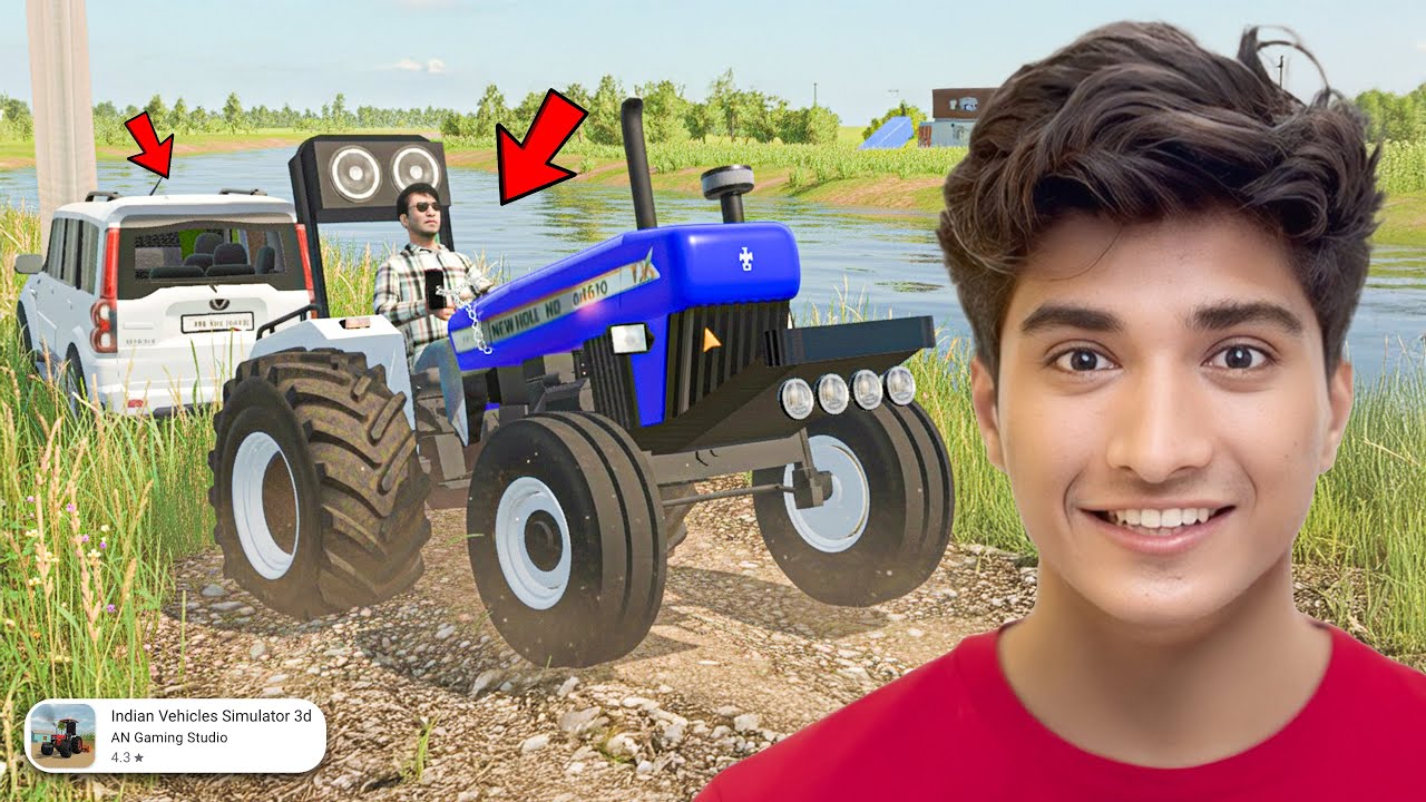 Tractor Vs Scorpio😱 (Indian Vehicle Simulator 3D)