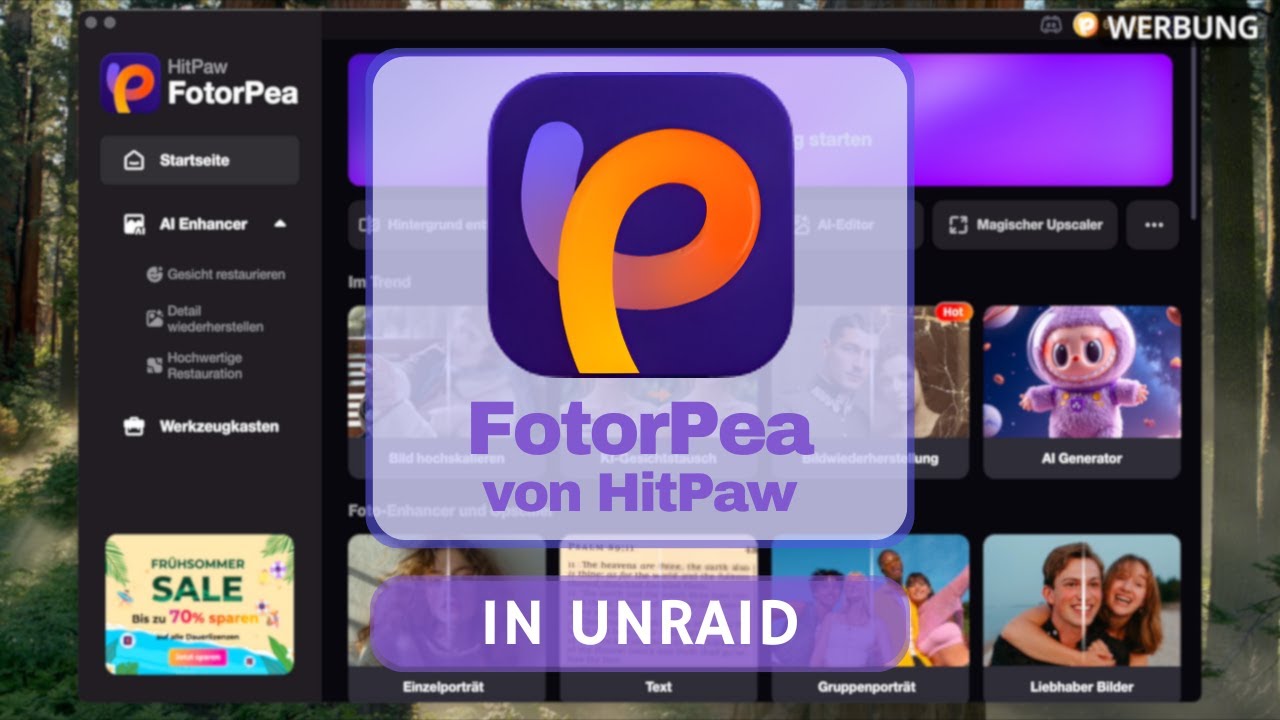 Fotos verbessern mit dem HitPaw FotorPea - Software-Review | Easy Tec