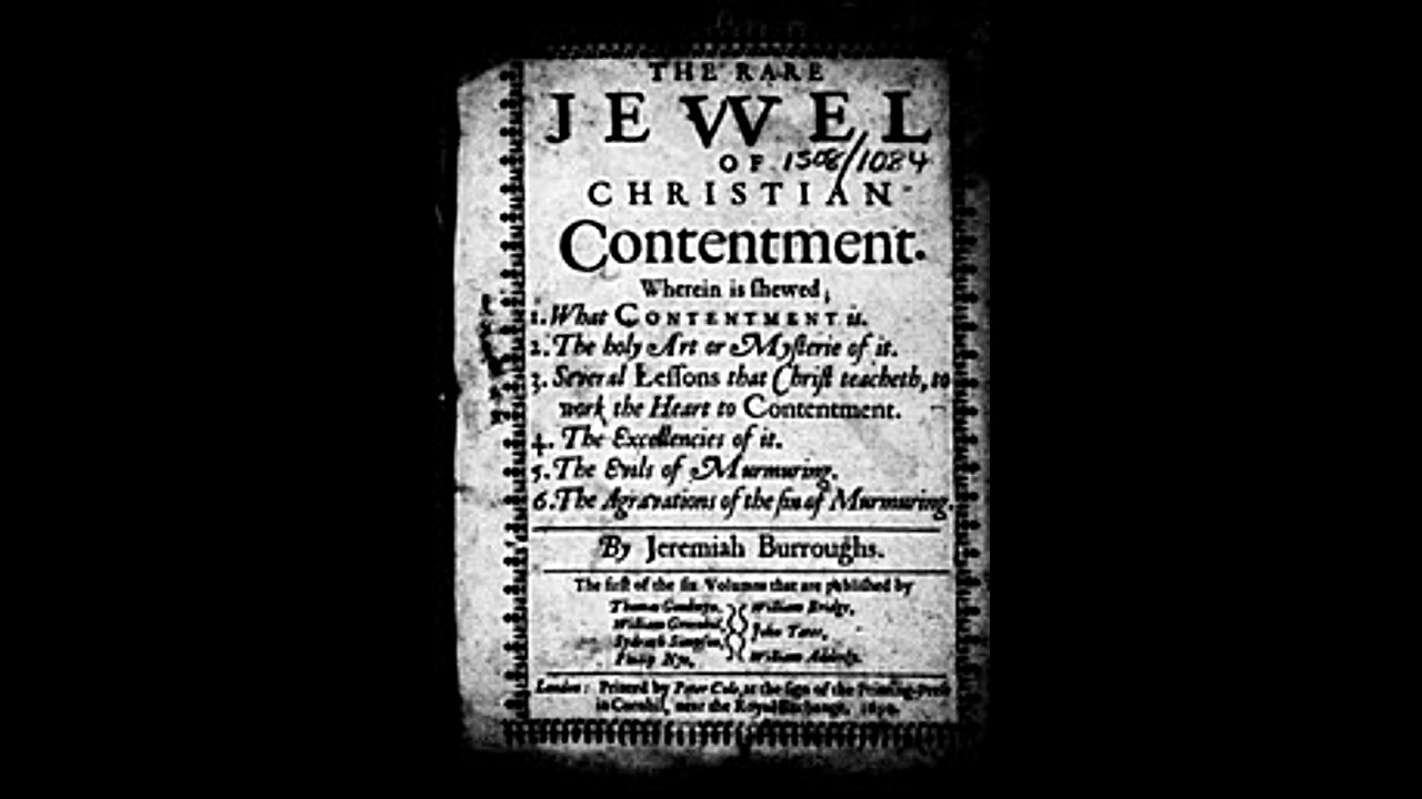 Godly Person Lives Upon the Dew of God's Blessings, in Christian Contentment, by Jeremiah Burroughs.