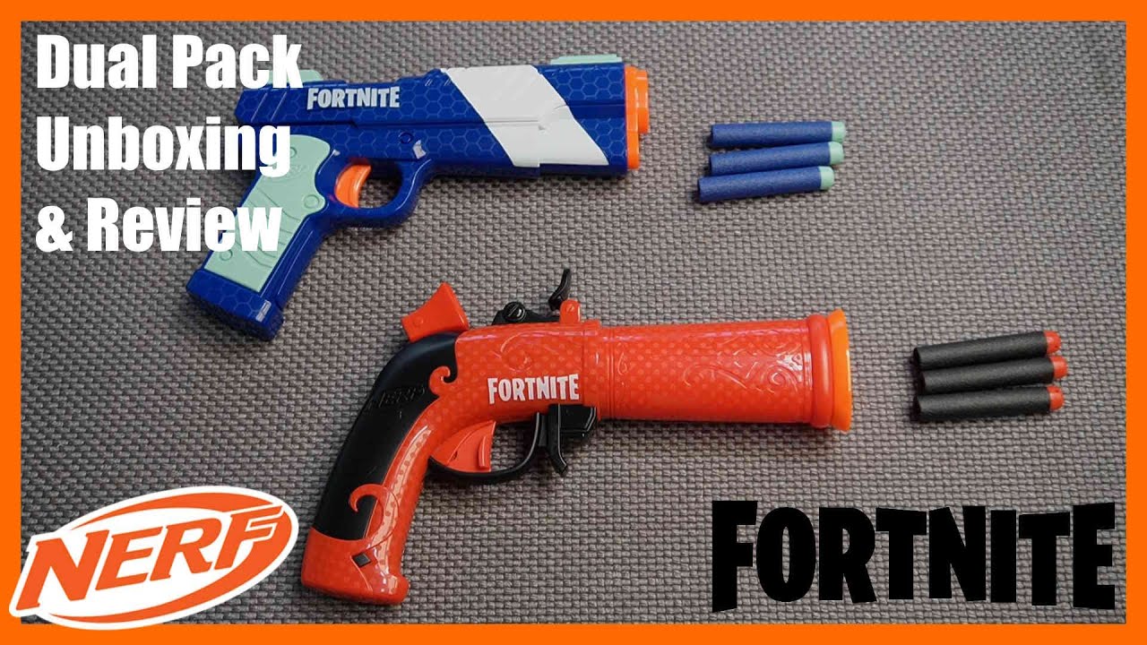 Nerf Fortnite Dual Pack Unboxing & Review (A Collector's Viewpoint)