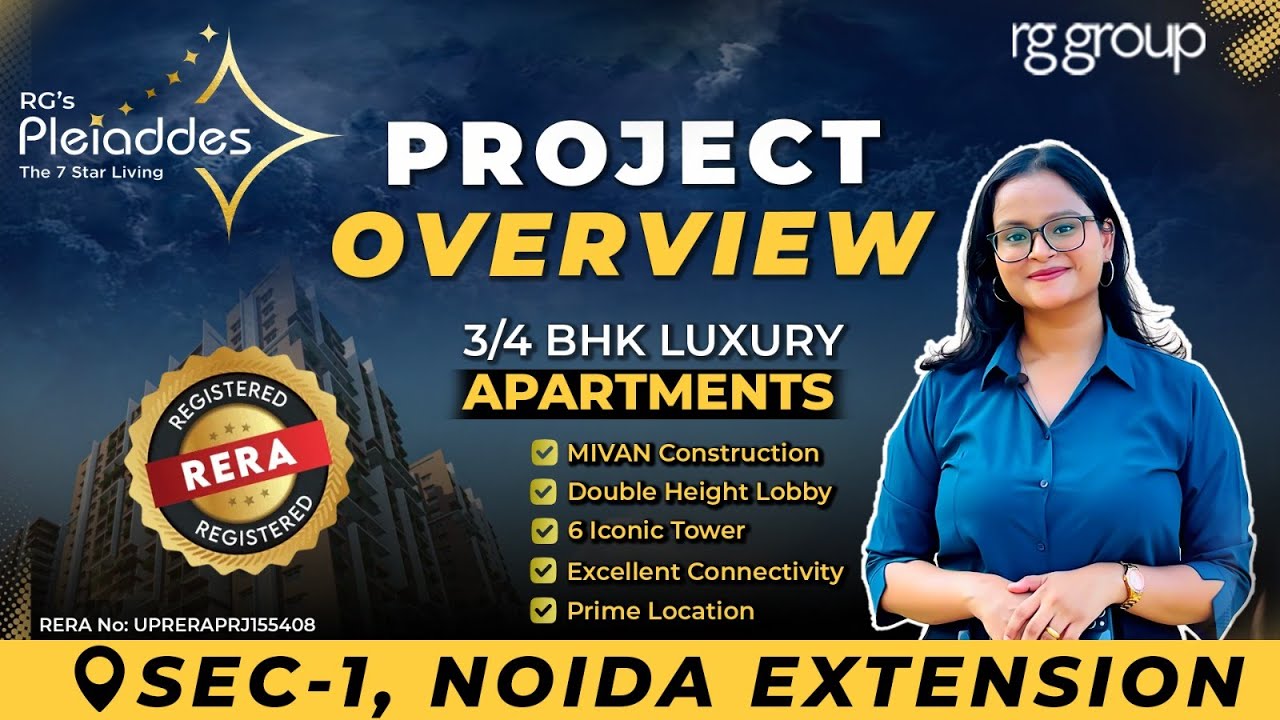 RG Pleiaddes || Noida extension 3bhk flats price | Big Size 3 BHK Flat | Noida property flat |